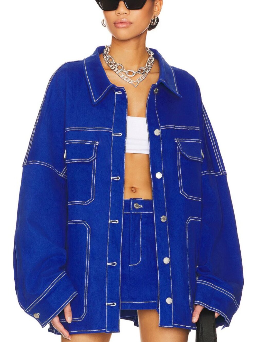 BY.DYLN Cooper Skirt Cobalt, NWT! Size S